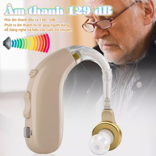 Máy trợ thính pin sạc âm thanh 129 dB Axon A-130