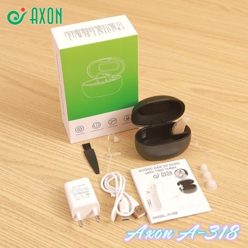 Máy trợ thính pin sạc cao cấp Axon A-318