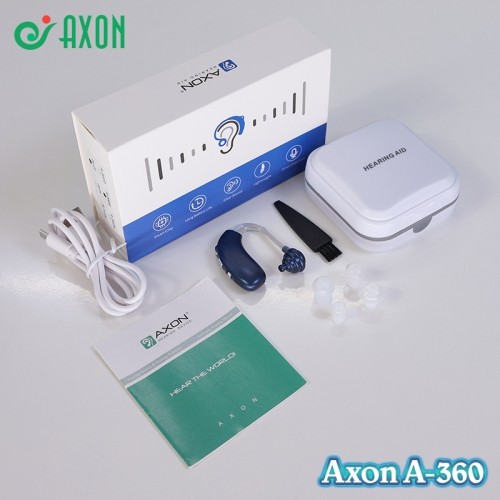 Máy trợ thính pin sạc cao cấp Axon A-360