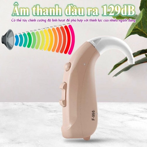 Máy trợ thính khuếch đại 129dB Axon F-998