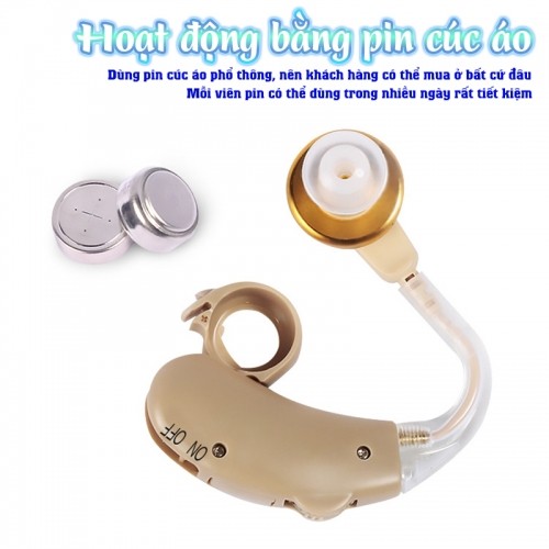 Máy trợ thính pin cúc áo Axon V-189