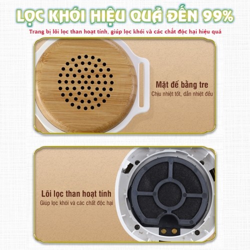 Máy xông dược liệu lọc khói hiệu quả ST-1901