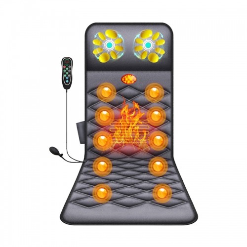 Nệm (Đệm) massage lưng hồng ngoại có gối mát xa cổ vai gáy Nikio NK-151