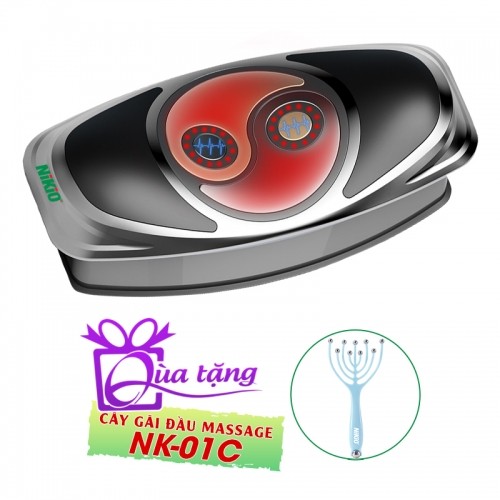 Máy massage lưng cột sống 5in1 Nikio NK-159 - Màu xám cao cấp