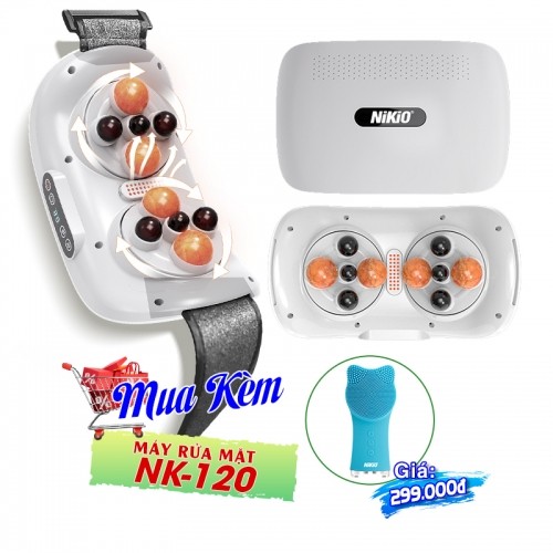 Máy Massage Bụng Nikio NK-166DC - Xoa Bóp Day Ấn Và Nhiệt Nóng