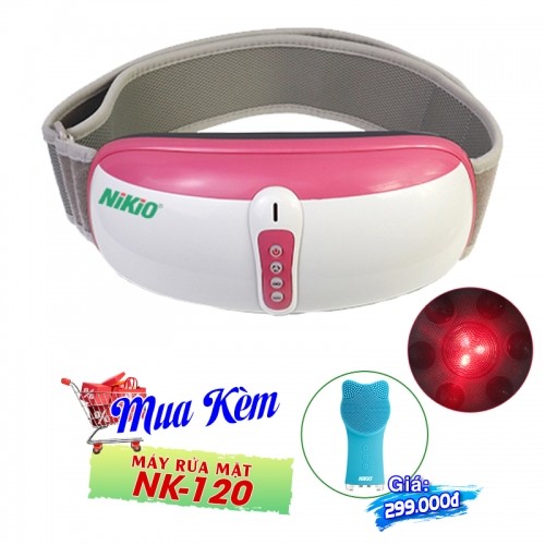 Đai massage bụng rung lắc Nikio NK-169AC Hỗ Trợ Giúp Giảm Mỡ Thừa Có Nhiệt Hồng Ngoại