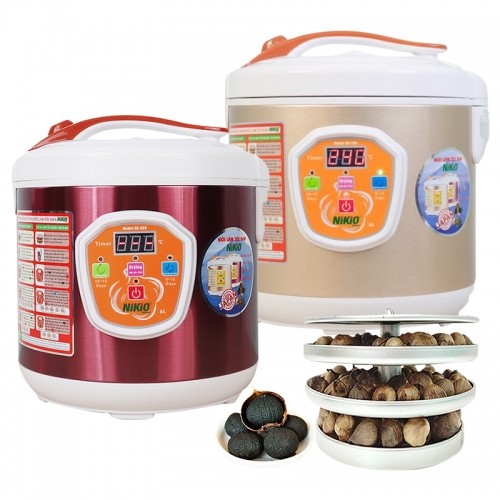 Nồi làm tỏi đen tùy chỉnh Nikio NK-686 - 6L, làm được 2kg tỏi