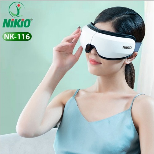 Máy massage mắt 4in1 Nikio NK-116 - Giúp giảm đau nhức mỏi mắt, giảm stress, dễ ngủ