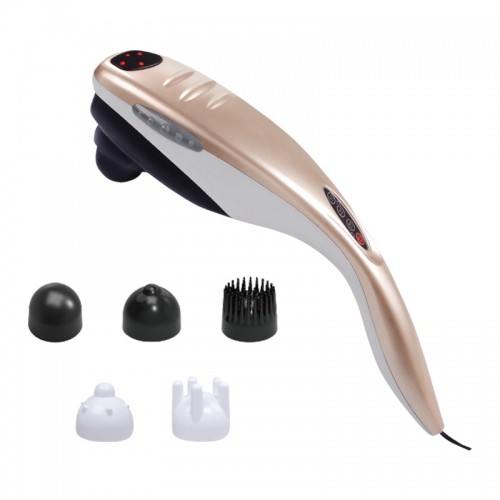 Máy massage cầm tay cá mập Puli PL-610B - Cán tay cầm dài dùng cho lưng