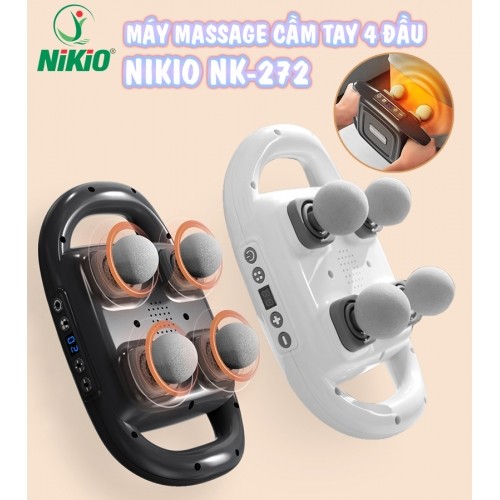 Máy massage đấm lưng Nikio NK-272 - 6 chế độ, 20 cấp tốc độ mát xa