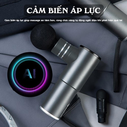 Súng massage cầm tay Booster Mini 2A cảm biến áp lực