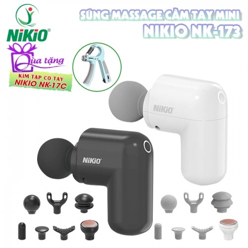 Súng massage cầm tay mini Nikio NK-173 - Hỗ trợ giảm đau nhức cho mọi đối tượng