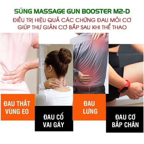 Súng massage cầm tay Booster M2-D-03