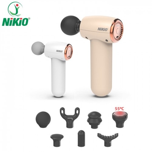 Máy đấm lưng cầm tay mini cảm biến lực đấm Nikio NK-175 - Đầu nóng hỗ trợ giảm đau, giãn cơ nhanh