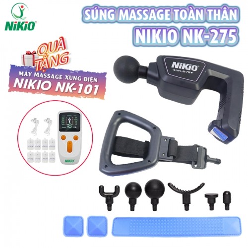 Súng massage toàn thân Nikio NK-275 giãn cơ toàn thân thế hệ mới