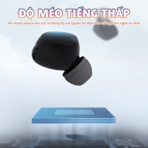 Tai nghe trợ thính FUNMIC EN-IA010A đen độ méo tiếng thấp