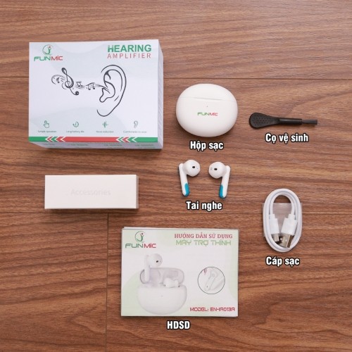 Tai nghe trợ thính không dây bộ phụ kiện FUNMIC EN-IA013
