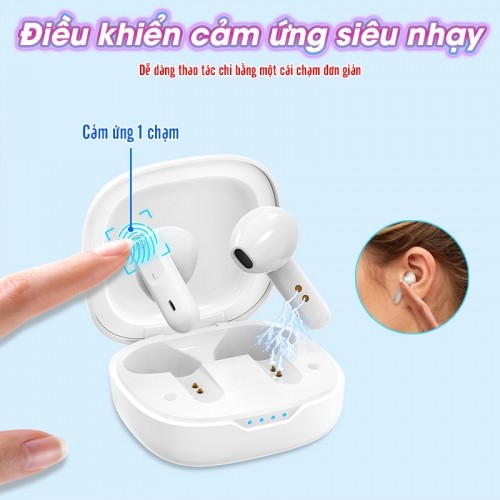 Tai nghe trợ thính không dây cảm ứng nhạy Tai nghe trợ thính không dây FUNMIC EN-D18