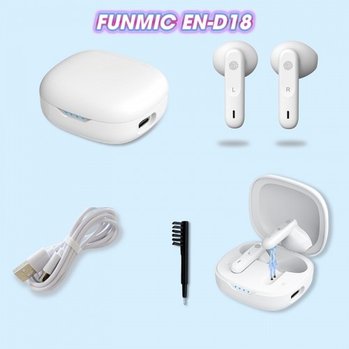 Tai nghe trợ thính không dây cao cấp Tai nghe trợ thính không dây FUNMIC EN-D18