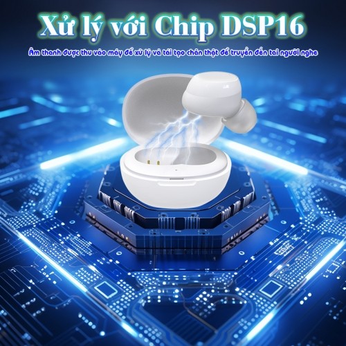 Tai nghe trợ thính không dây chip DSP FUNMIC EN-IA001A