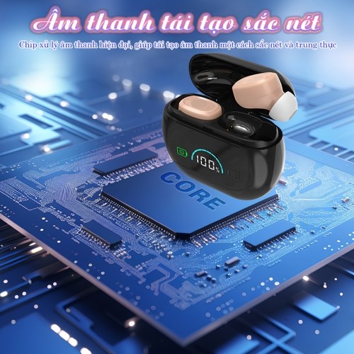 Tai nghe trợ thính không dây bộ chip âm thanh FUNMIC EN-IA006A