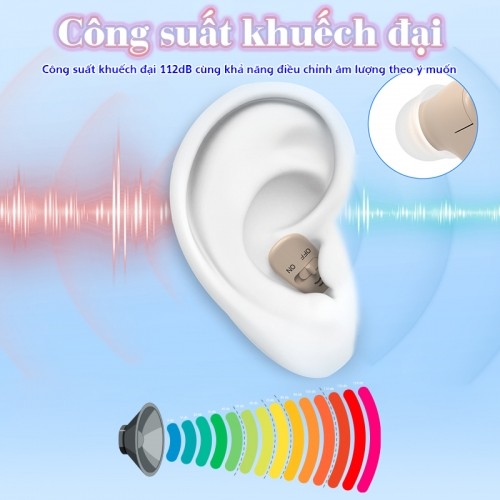 Tai nghe trợ thính không dây khuếch đại FUNMIC EN-IA102C