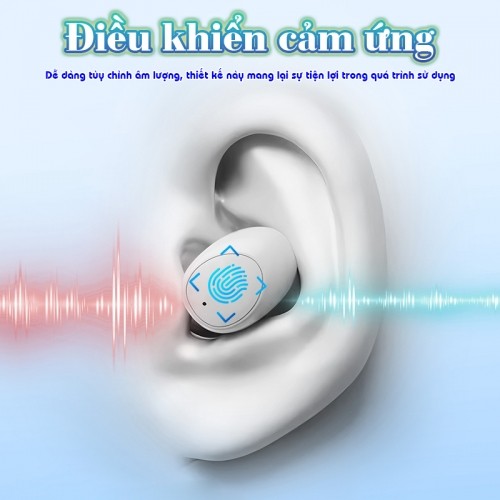 Tai nghe trợ thính không dây điều khiển cảm ứng FUNMIC EN-IA001A