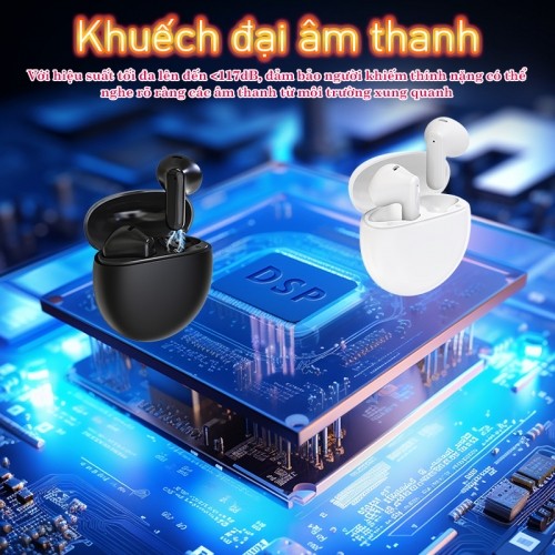 Tai nghe trợ thính không dây khuếch đại âm thanh FUNMIC EN-IA008A