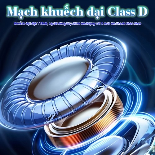 Tai nghe trợ thính không dây mạch class D FUNMIC EN-IA001A