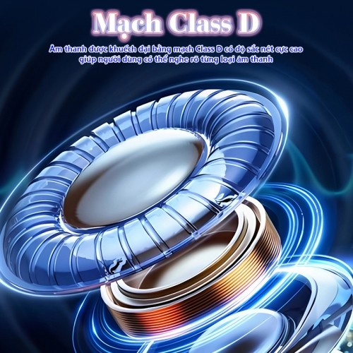 Tai nghe trợ thính không dây mạch class D FUNMIC EN-IA102C