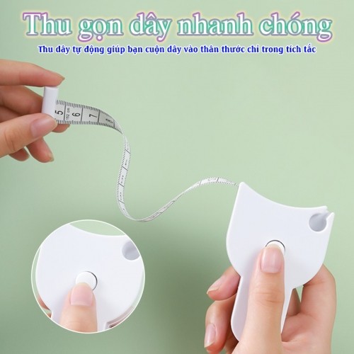 Thước đo tự động thu gọn dây nhanh chóng Nikio NK-06TD