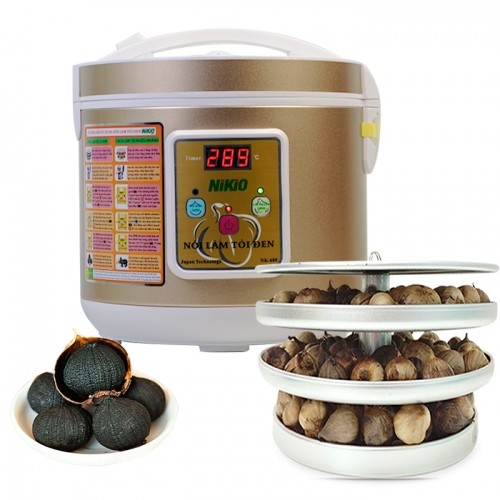 Máy làm tỏi đen Nikio NK-688 - Màu vàng Gold, 5L làm 1.5kg tỏi