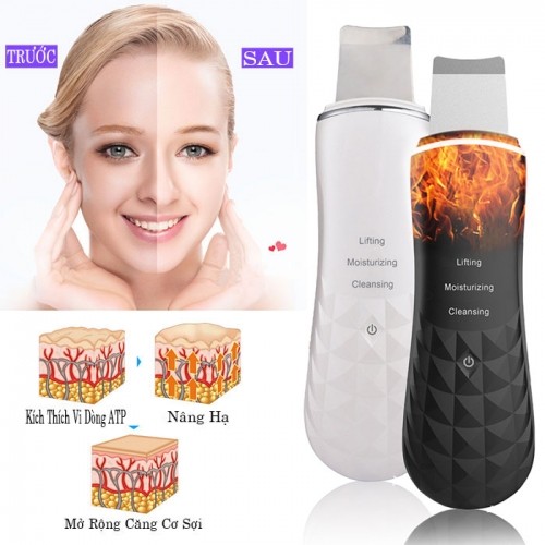 Máy sủi da đẩy mụn và tẩy tế bào chết