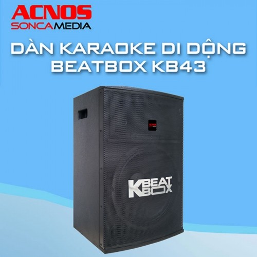 Dàn Karaoke di dộng Acnos KBeatBox KB43 - 600W
