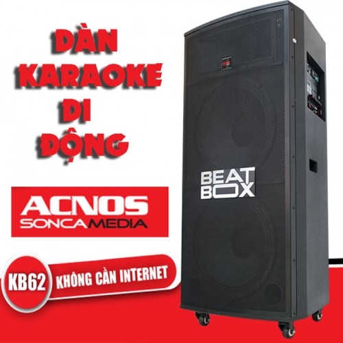 Dàn Karaoke di động công suất lớn Acnos KBeatbox KB62 - 800W