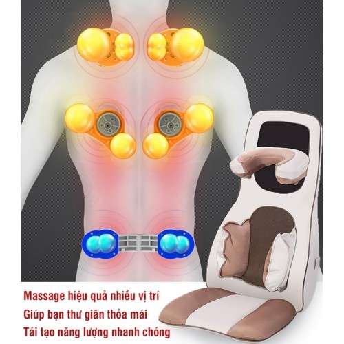 Đệm massage 3D hồng ngoại cho văn phòng