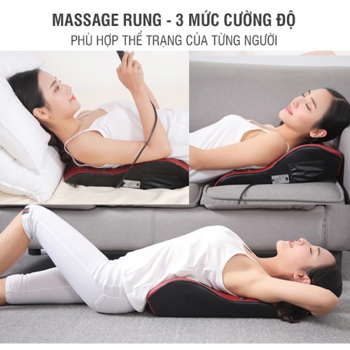 Đệm massage lưng hồng ngoại đa năng YJ-M6-05