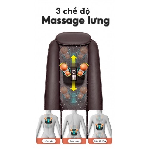 Đệm massage toàn thân Shiatsu Mingzhen MZ-166U