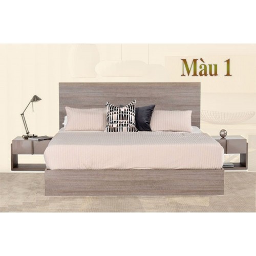 Giường ngủ gỗ công nghiệp MDF có 2 ngăn kéo lớn 1m2x2m