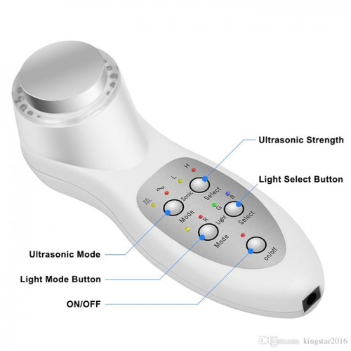 Máy điện di thải độc tố Ultrasonic kết hợp ánh sáng LW-013 giúp làm sạch da