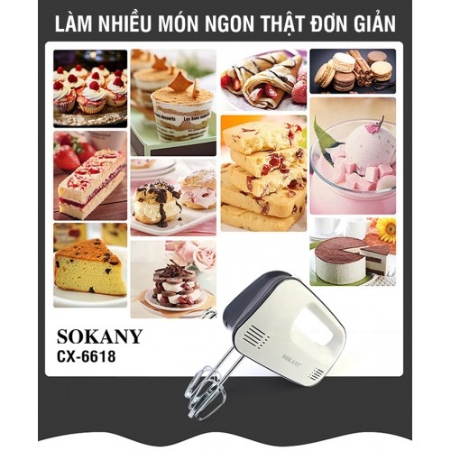Máy đánh trứng cầm tay Sokany CX-6618