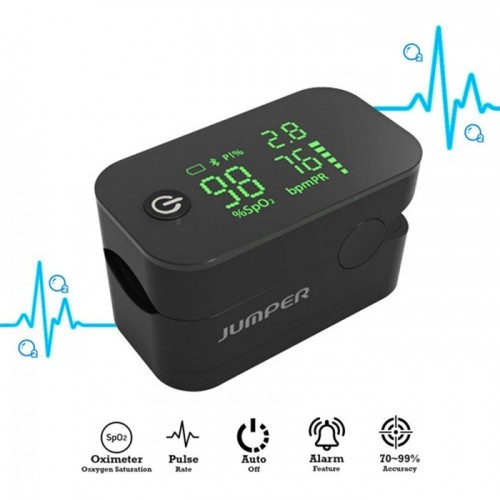 Máy đo nồng độ oxy trong máu và nhịp tim Jumper JPD 500G