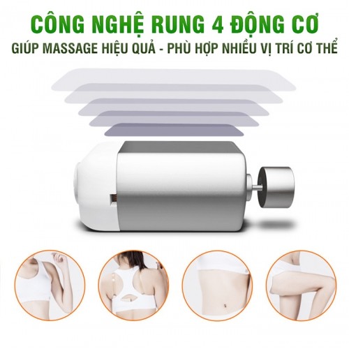 Máy massage khớp gối rung nóng đa năng Ming Zhen MZ-669D