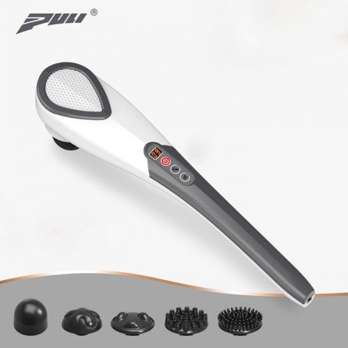 Máy massage cầm tay pin sạc Puli PL-621DC3 - 5 chế độ, 5 đầu mát xa