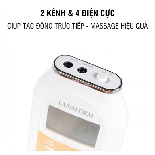Máy massage điện xung Lanaform Stim Mass LA100206-02