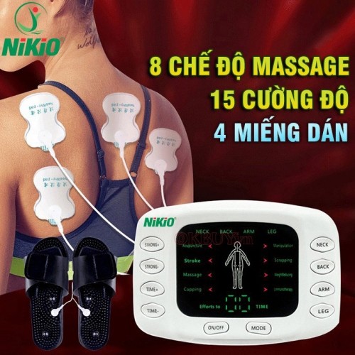 Máy massage xung điện đôi dép trị liệu Nikio-105