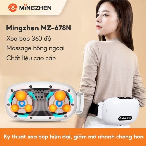 Máy massage xoa bóp giảm béo bụng Ming Zhen MZ-678N - Pin sạc