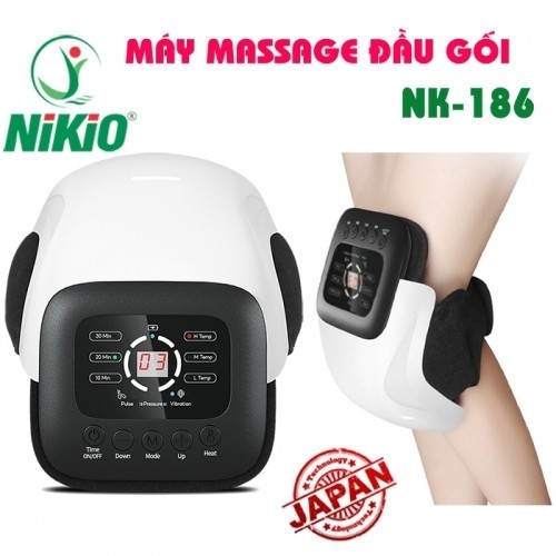 Máy massage khớp gối cao cấp Nikio NK-186 - Giảm đau nhức đầu gối hiệu quả