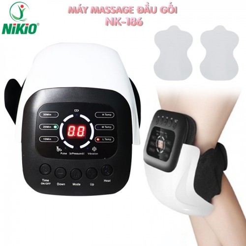 Máy massage khớp gối cao cấp Nikio NK-186 - Hỗ trợ giảm đau nhức đầu gối hiệu quả