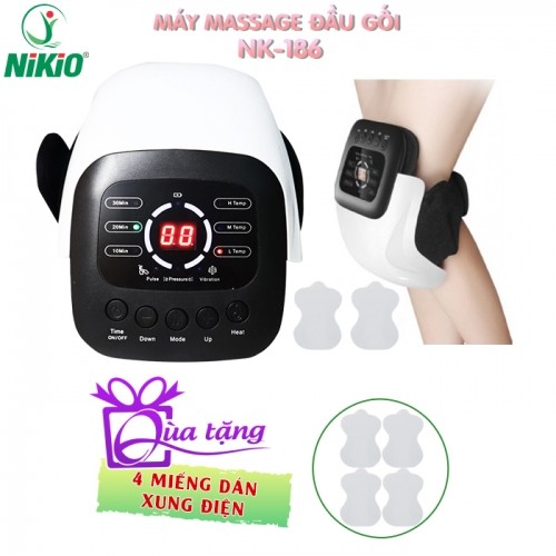 Máy massage khớp gối cao cấp Nikio NK-186 - Hỗ trợ giảm đau nhức đầu gối hiệu quả